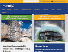 Tablet Screenshot of mar-flex.com